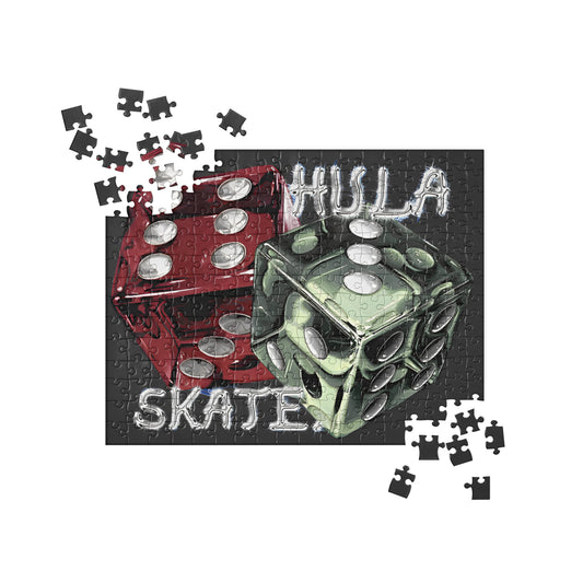 Hula Skate. "Lucky Dice" Jigsaw puzzle